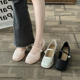 Vintage Temperament Elegant Small High Single Shoes Summer New New Chinese Style Cheongsam Temperament High Heels HZ0115