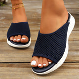 2025 Summer New Large Fashion Comfortable Slope With Leisure Beach Cool Slippers Women HZ0115