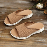 2025 Summer New Large Fashion Comfortable Slope With Leisure Beach Cool Slippers Women HZ0115