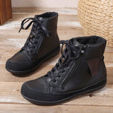 2025 New Autumn And Winter Barefoot Boots Plus Velvet Warm Short Boots Men And Women The Same HZ0115