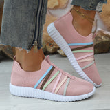 2025 Women's Shoes Summer New Flying Shoes Large-Size Leisure Single Shoes Light Pedal Sneakers HZ0115
