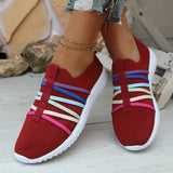 2025 Women's Shoes Summer New Flying Shoes Large-Size Leisure Single Shoes Light Pedal Sneakers HZ0115