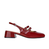 Mary Jane Shoes Women's French Retro Small Red Shoes In The Summer Of 2025 New Double Buckle Shallow Mouth Coarse Single Shoes HZ0115