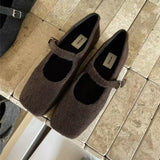 Korean Version Of 100 With Skirts Mary Jane Shoes 2025 Winter Explosion Of Waste Soil Mary Jane Women's Shoes Coarse Heel Single Shoes HZ0115