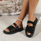 2025 Summer New Large-Size Thick-Bottomed Type Wearing Casual Beach Slippers Women HZ0115