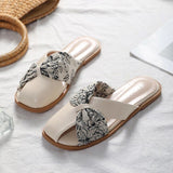 Daily Leisure Commuting Style Design Cool Slippers New Summer New Chinese Style Soft Base Does Not Tired Foot HZ0115