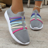 2025 Women's Shoes Summer New Flying Shoes Large-Size Leisure Single Shoes Light Pedal Sneakers HZ0115