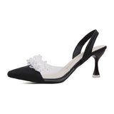 2025 Net Red New Anti-Slip High Wine Glasses And Elegant High-Heeled Shoes Soft Soles Do Not Tired Temperament Ladies Singles Shoes HZ0115