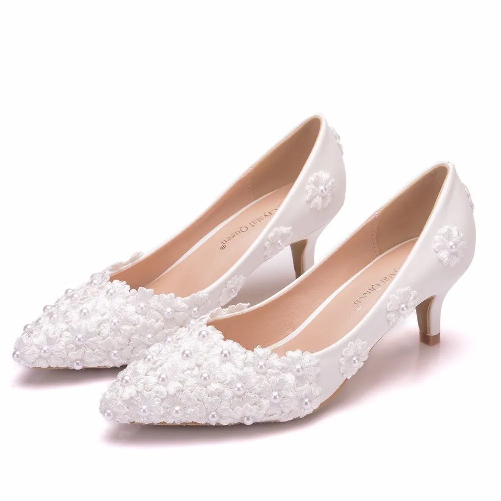 Early Spring Side Thin Heel Single Shoes Spring Shoes 2025 New Female Fragrant Style College Lace High Heels HZ0115