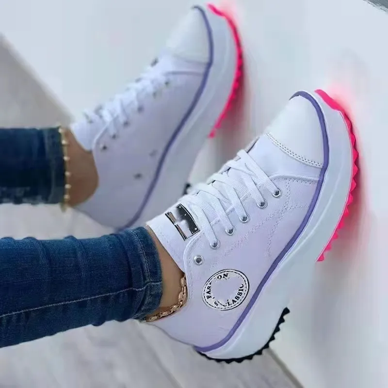 Spring 2025 New Low-Top Single Shoes Women's Thick-Sed Canvas Shoes With Loose Cream Soles In Front Of The Large Women's Shoes HZ0115