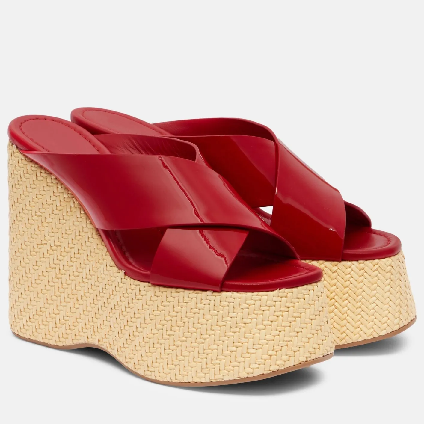 New Slope And Cool Slippers Women Fashion In The Summer Of 2025 New Dew Grass Thick Bottom High Hefty Water Table Slippers Women HZ0115
