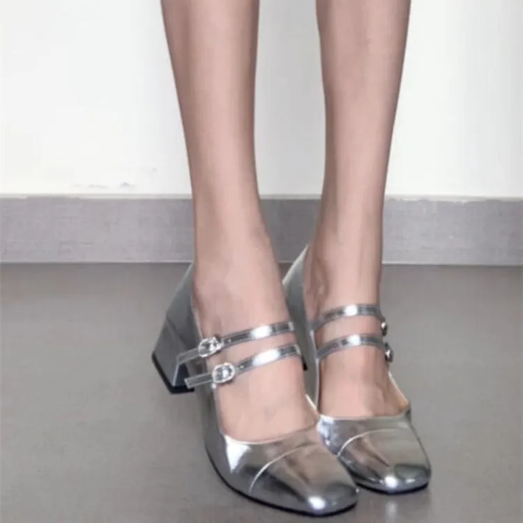 Beautiful Fairy Style Design Elegant Mary Treasure Shoes Summer New Temperament Thick Heel Increase Thin Single Shoes HZ0115