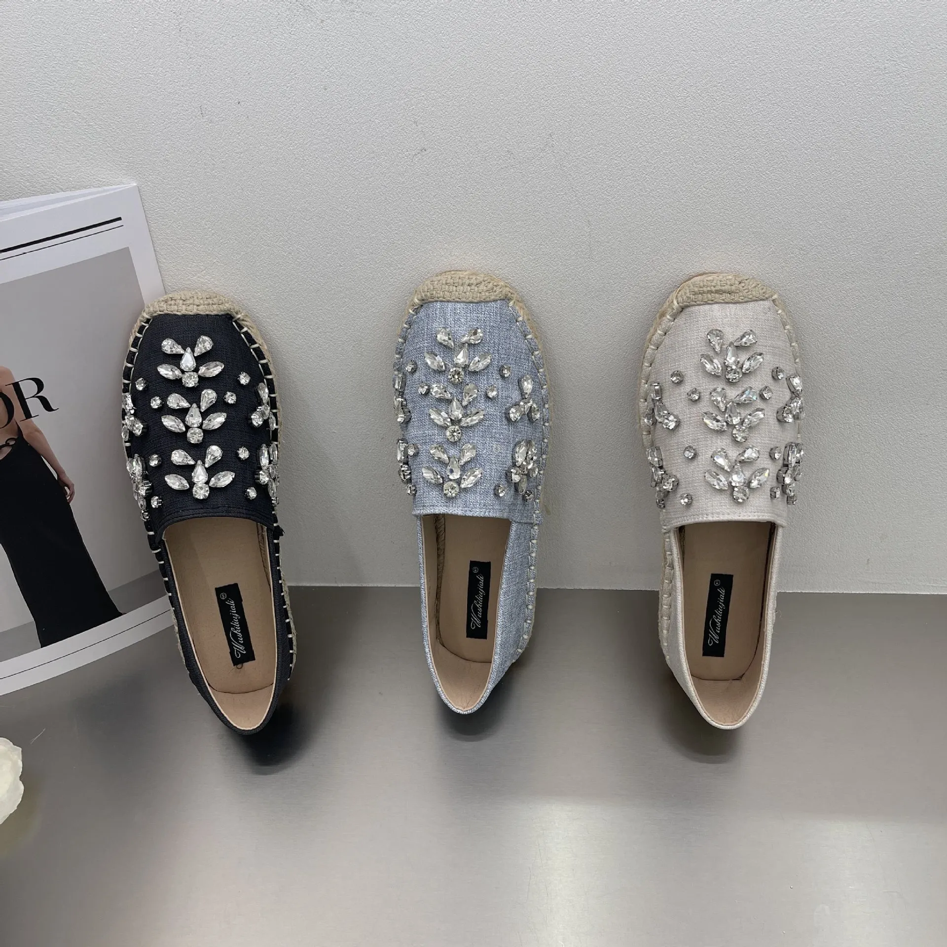 2025 New Diamond Fisherman Shoes Single Shoes Women HZ0115