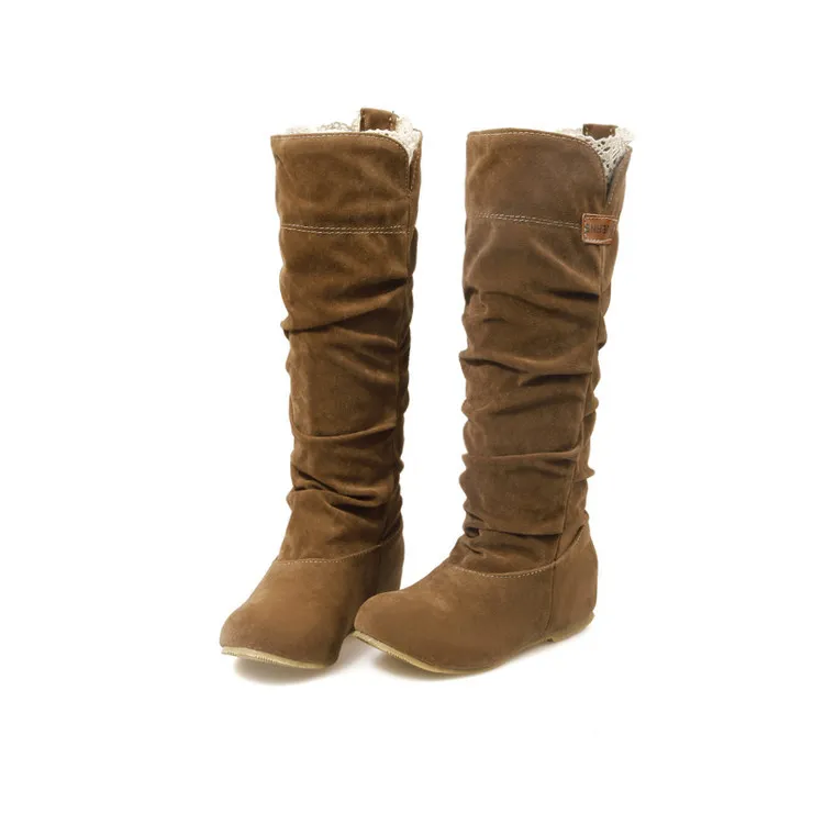 New Spring And Autumn Black Boots Co., White Cotton Cotton Cicking Lace Mill Lady Single Boots Size 4546 Yards HZ0115