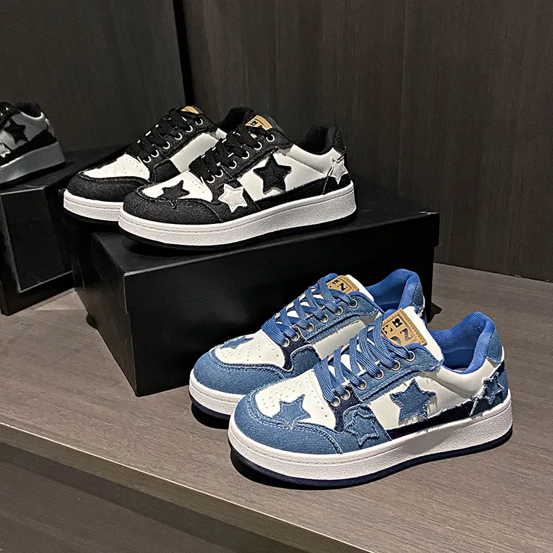 Spring And Summer 2025 New Star Couple Men's Shoes Low-Top Shoes Casual Denim Shoes Women's Trend Shoes HZ0115
