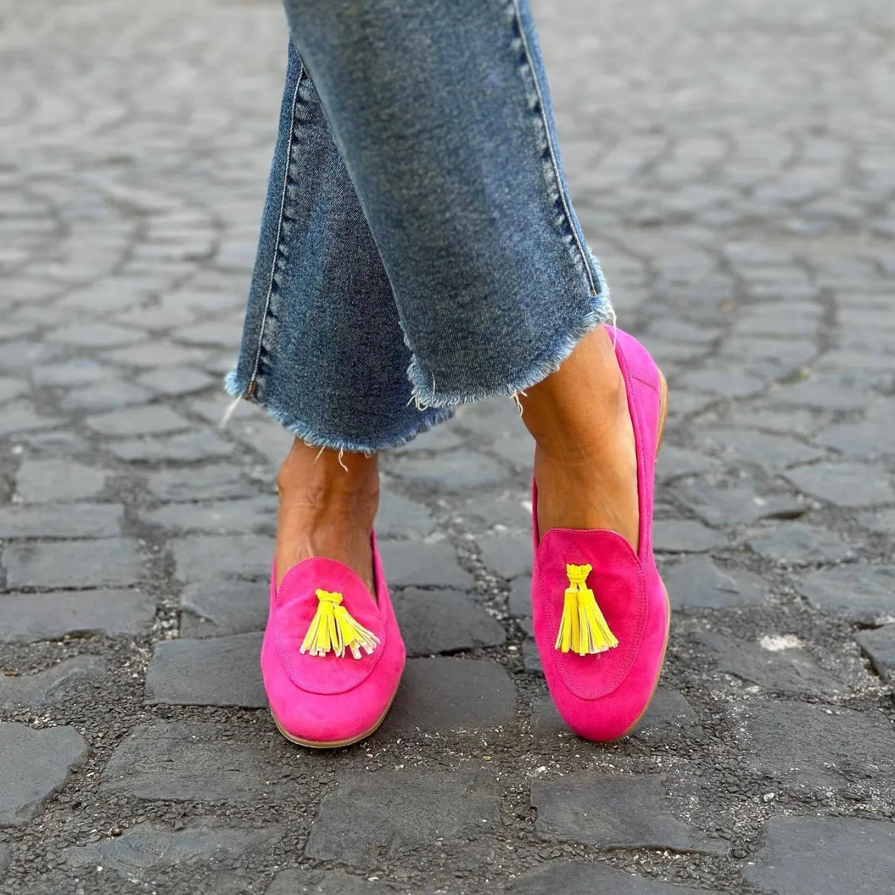 Spring And Autumn 2025 New Flat Bottom Round Head 40-43 Shallow Mouth Su Casual Single Shoe Woman HZ0115