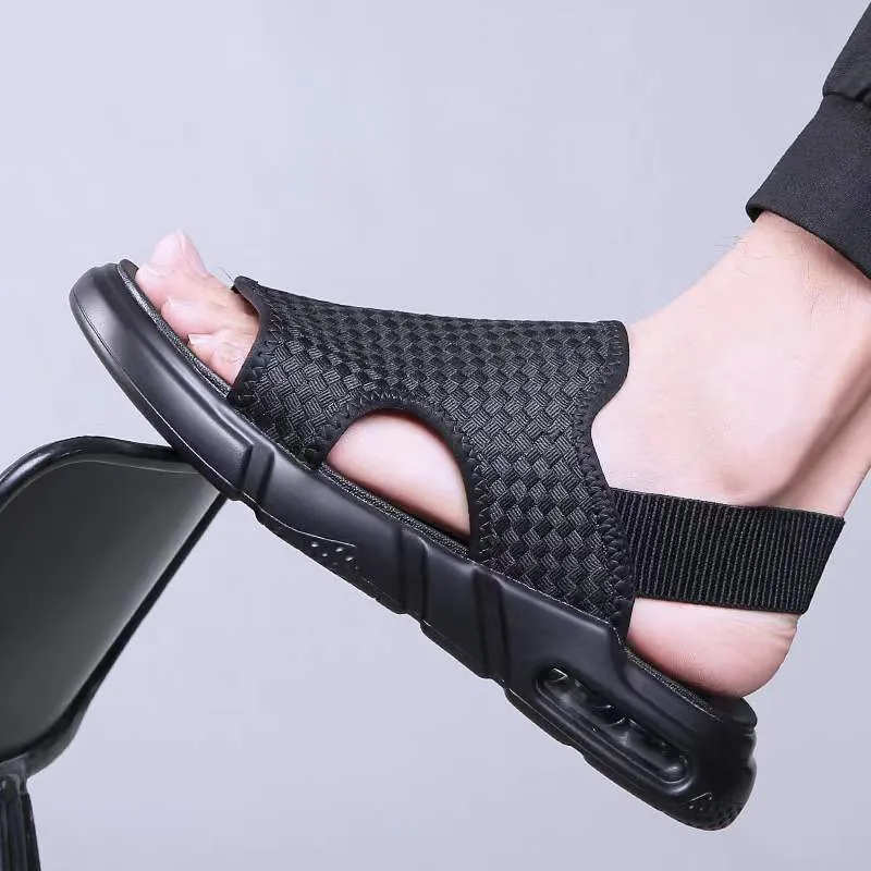 Station Large-Size Men's Sandals 2025 Summer Leisure Sports Wind Beach Shoes New Set Of Sandals HZ0115