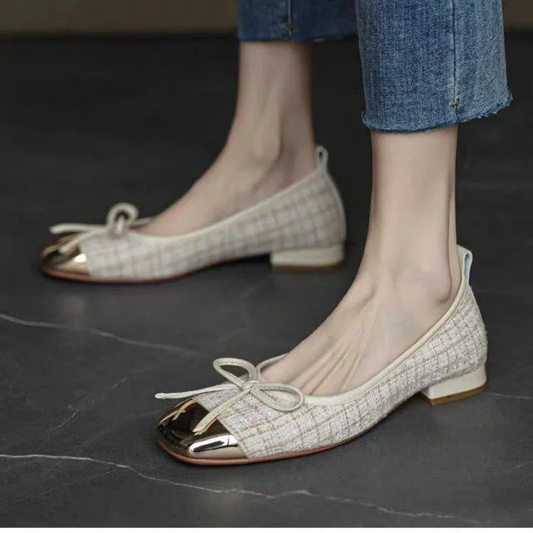 Single-Shoe Women 2025 New Autumn French Bold With A Comfortable Little Fragrant Soft Base Casual Mary Jane Shoes HZ0115