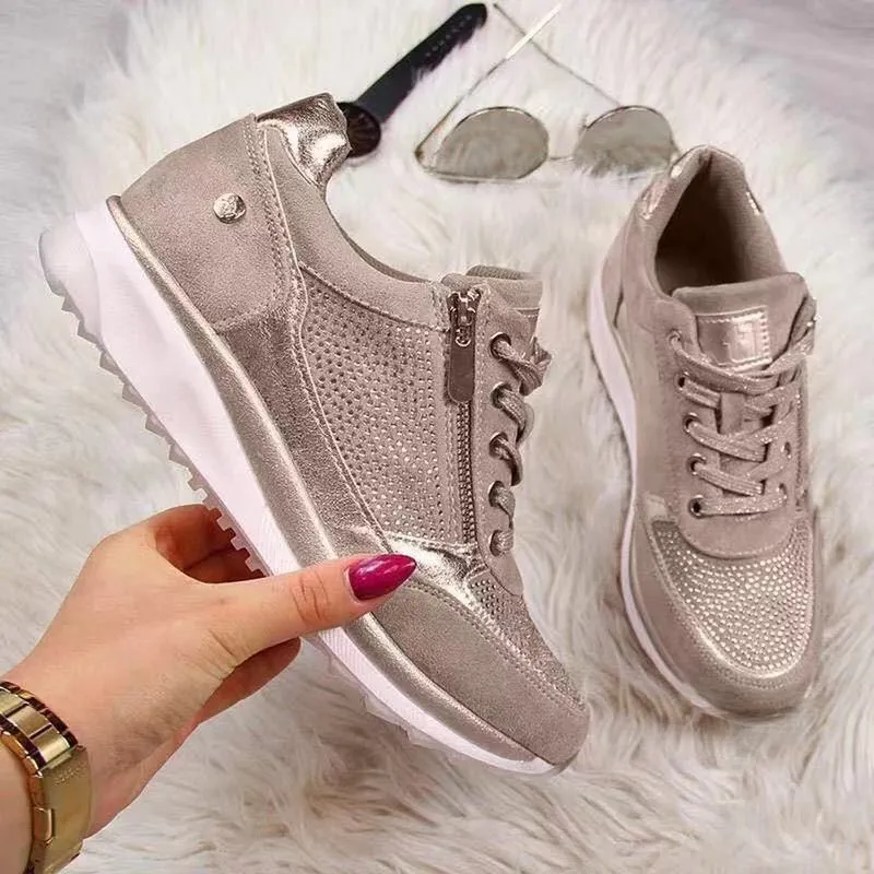 Large-Size 2025 New Spring And Autumn Single Shoes Women's Fashion In The UK High Shoes Women's Casual Women's Shoes HZ0115