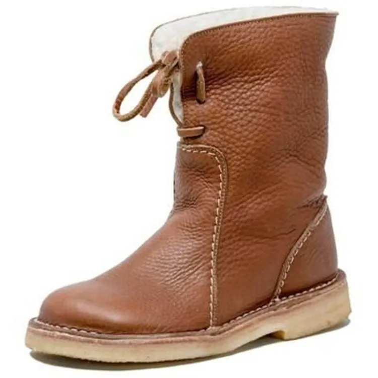 Snow Boots Winter New Size Sizes And Mid-Blind Boots Women Cotton Martin Boots HZ0115