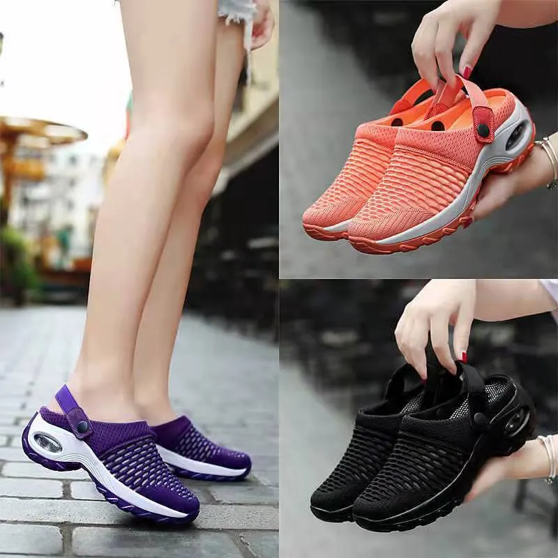 2025 Summer New Breathable Flying Shoes Korean Version Of Women's Shoes Sandals Low-Top Casual Shoes For A Long Time HZ0115